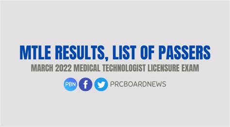 mtle march 2022|March 2022 Medical Technologist Licensure Exam (MedTech): .